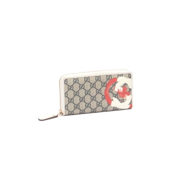 GUCCI GG Supreme Zip Around Wallet - Picture 3 of 16